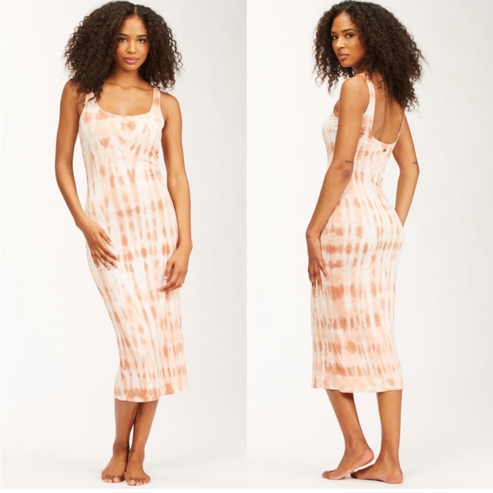 Billabong midi tie dye dress